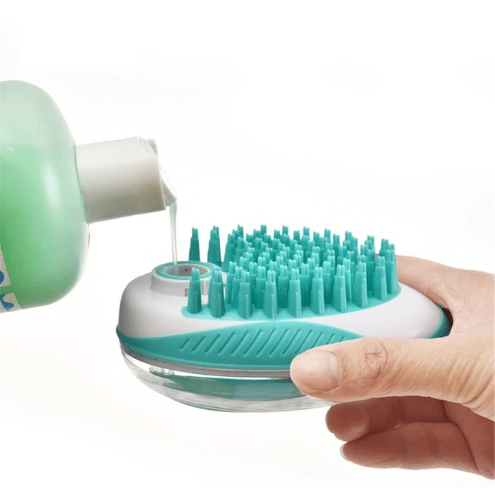 The Luxepaws Spagroom: 2-In-1 Pet Bath Massage Comb