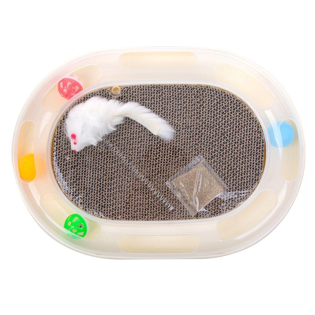 Ultimate Cat Claw Care: Multifunctional Corrugated Paper Cat Scratcher