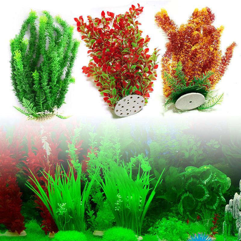 Vibrant Plastic Simulation Plant For Aquarium Fish Tank